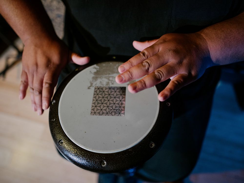 Pratique d’une percussion